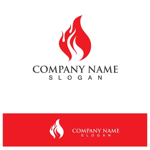 Plantilla Logotipo Fuego Flame Clipart Symbol Icon Vector — Archivo Imágenes Vectoriales