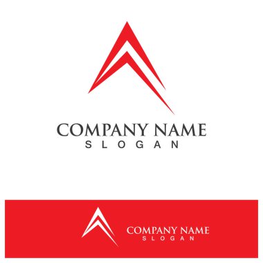 Bir Harf Logo Şablonu vektör illüstrasyon tasarımı