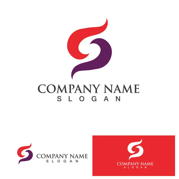 Logo Design Vector Business Corporate Letter — Archivo Imágenes Vectoriales