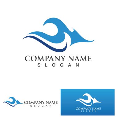 Wave su beach logosu