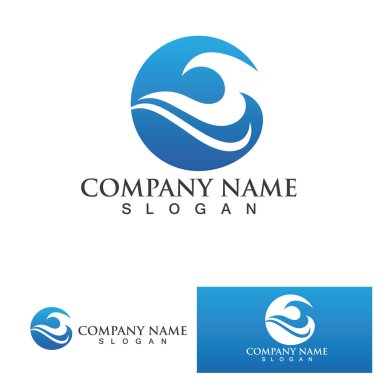 Wave su beach logosu