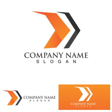 İş finansmanı ve pazarlama logosu Vektör illüstrasyon tasarımı