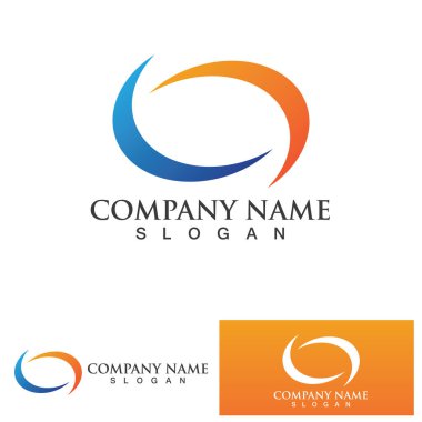 İş finansmanı ve pazarlama logosu Vektör illüstrasyon tasarımı