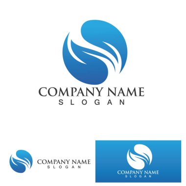 S Yin ve Yang logo vektörü