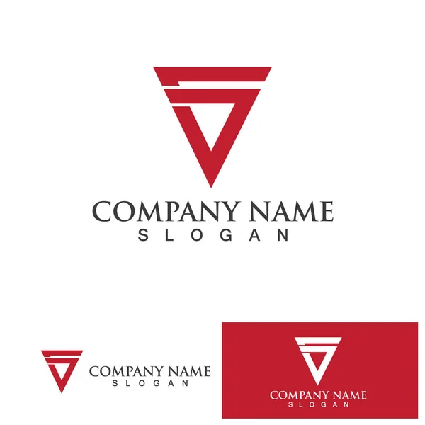 Logo Template Vetor Ícone Ilustração —  Vetores de Stock