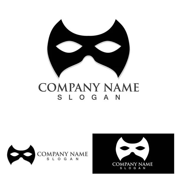Logotipo Máscara Símbolo Vector Ilustração — Vetor de Stock