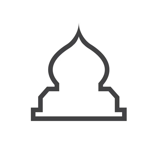 Значок Вектора Окна Мечети — стоковый вектор