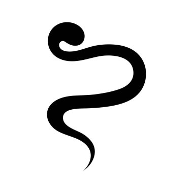 Duman Vektörü Simgesi Tasarım Illustratio