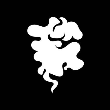 Duman Vektörü Simgesi Tasarım Illustratio