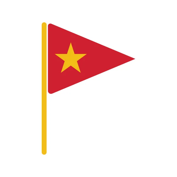 Självständighetsdagen Vietnam Illustration — Stock vektor