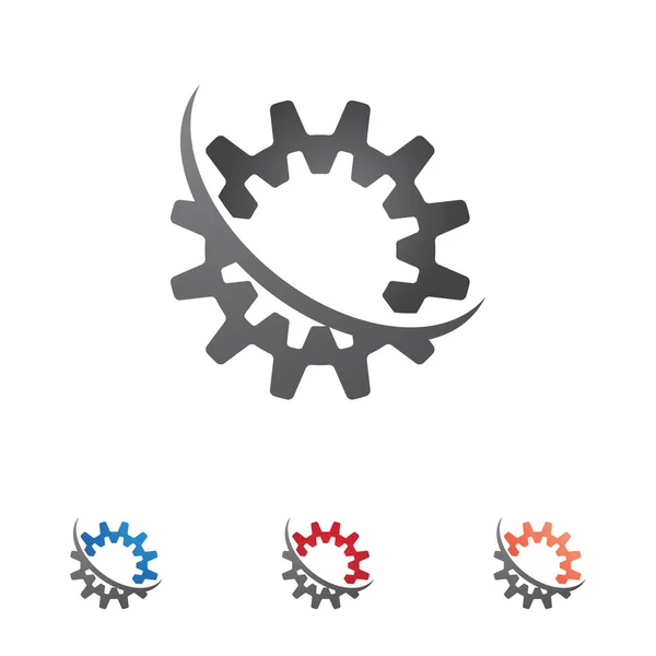 Ikona Biegów Ustawiona Kolekcja Znaków Ilustracji Zegarka Symbol Mechaniki — Wektor stockowy