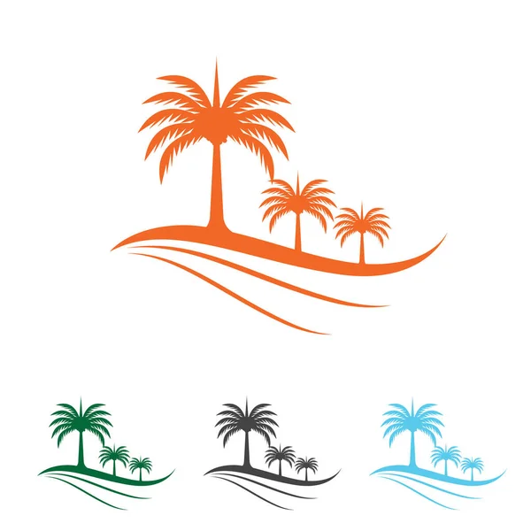 Date Tree Icon Vector Illustration Logo Template — Stock Vector