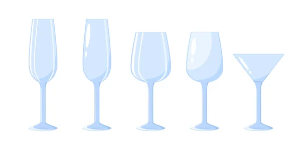 Hochwertige Brillen Setzen Vektor Illustration Auf Weißem Hintergrund — Stockvektor