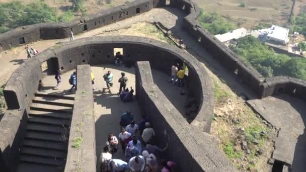 Pune Maharashtra India Februarie 2020 Turiști Fortul Shaniwar Wada Shaniwar — Videoclip de stoc