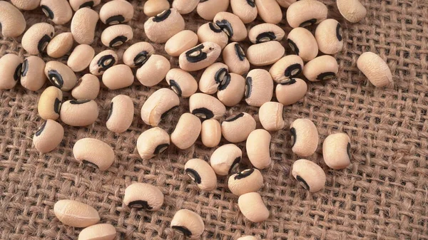 Primer Plano Guisantes Negros Sin Cocer Concepto Alimentos Saludables —  Fotos de Stock