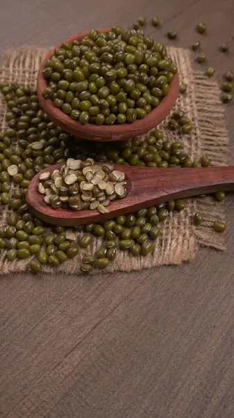 Tigela Ervilhas Pretas Não Cozidas Conceito Alimentação Saudável — Fotografia de Stock