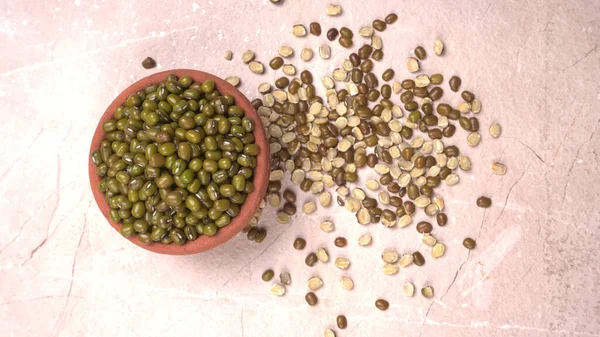 Bowl Uncooked Black Eyed Peas Health Food Concept — Fotografia de Stock