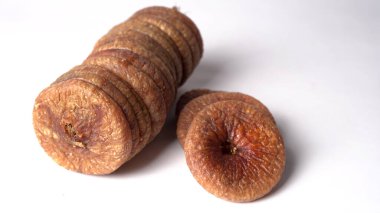 Fresh figs or anjeer fruits healthy vegan food concept organic dry fruits on white background.