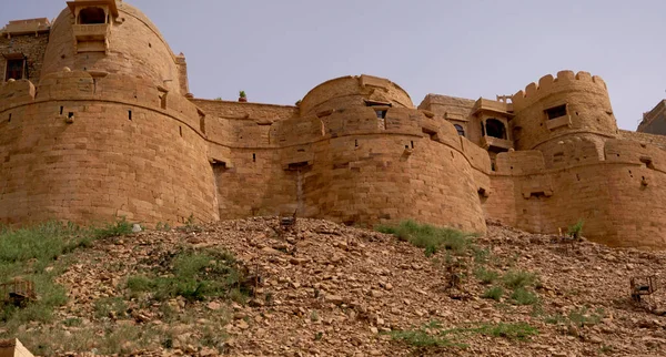 Jaisalmer Rajasthan India Agosto 2019 Fuerte Jaisalmer Quila Sónar Fuerte —  Fotos de Stock