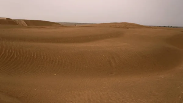 Vagues Sable Dans Désert Jour — Photo