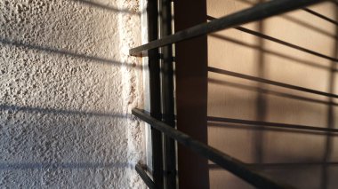 Details of building with sun lights