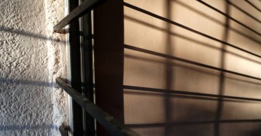 Details of building with sun lights