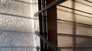 Details of building with sun lights