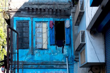 Typical old Indian house in city