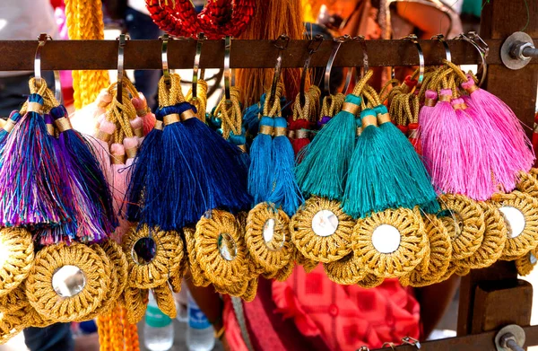 Souvenir market in Indian town