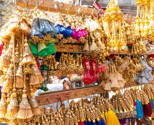 Souvenir market in Indian town