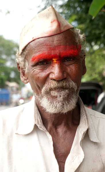 Amravati Maharashtra Indien Mai 2019 Unbekannter Glücklich Traditionell Gekleideter Indischer — Stockfoto