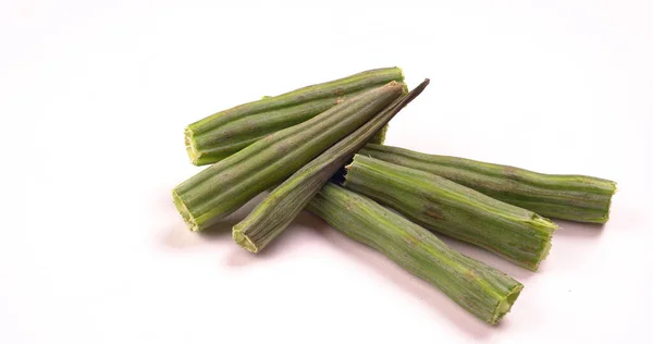 Peeled Pieces Drumsticks Drumstick Moringa Very Good Healthy Vegetable — Stock Photo, Image