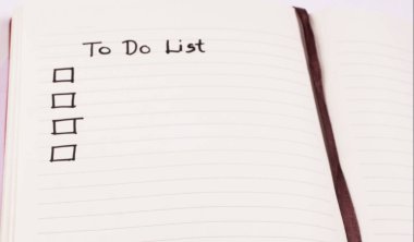 Yapılacaklar listesindeki işaretleyiciyi kapat 