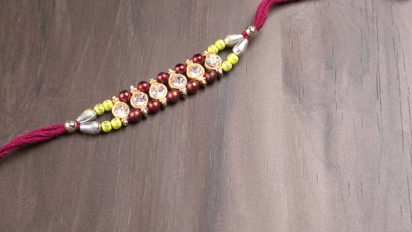 Traditionellt Indiskt Armband Kallar Rakhi Syster Band Bröder Handled Ocassion — Stockfoto