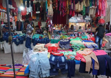 Marketplace in typical Indian city