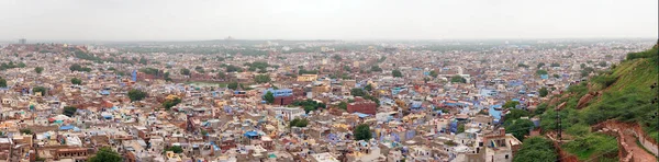 Aerial view of Indian city