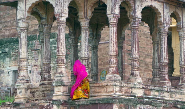 Красивый Древний Храм Индии — стоковое фото