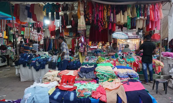 Marketplace Typical Indian City — Stock Photo, Image