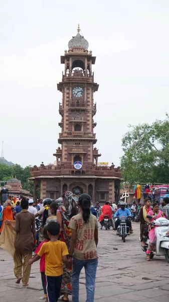 Traditional Town Life Indian City — Fotografia de Stock