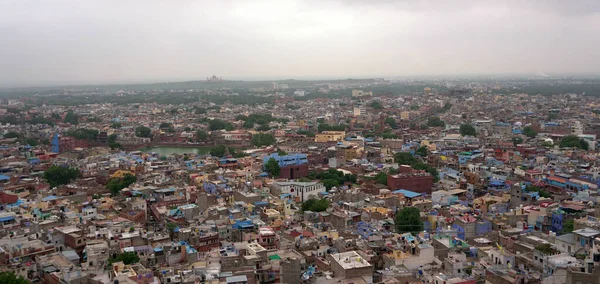 Вид Воздуха Индийский Город — стоковое фото