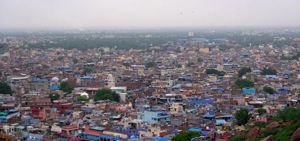 Aerial View Indian City — Zdjęcie stockowe