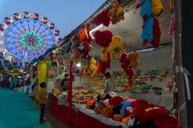 Childish store with different toys