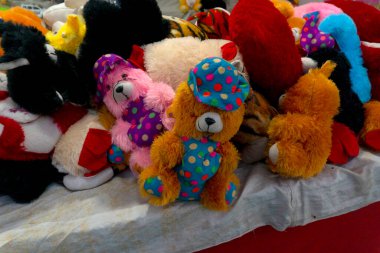 Childish store with different toys