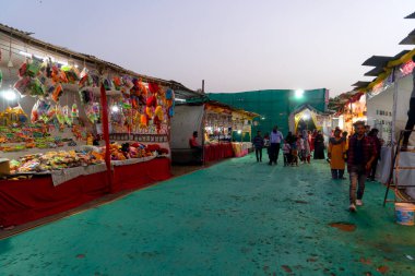 Traditional outdoor market in India