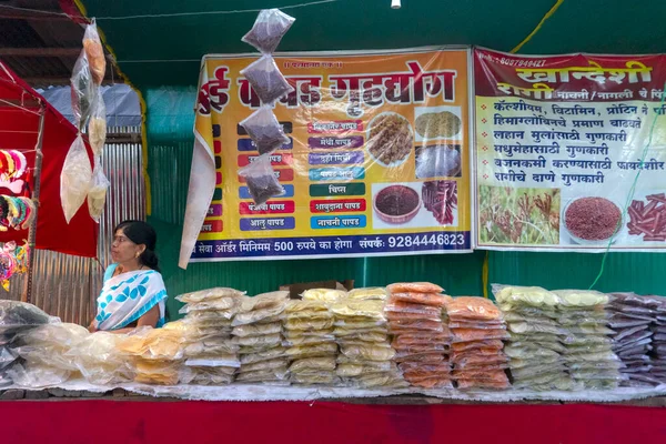 Traditional Outdoor Market India — ストック写真