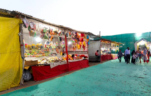 Traditional Outdoor Market India — Fotografia de Stock