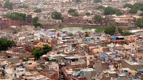 Aerial View City India — Fotografia de Stock