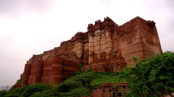 Ancient Temple Hill Indian City — 图库照片