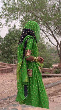 Indian woman in traditional cloth 