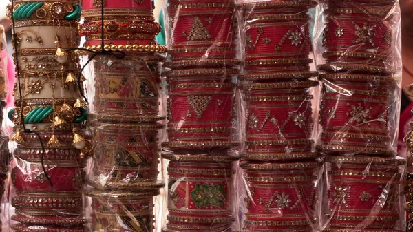 Background Traditional Indian Jewelry — Stok fotoğraf